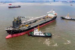 Self-unloading system delivered to McKeil Marine in 2023.